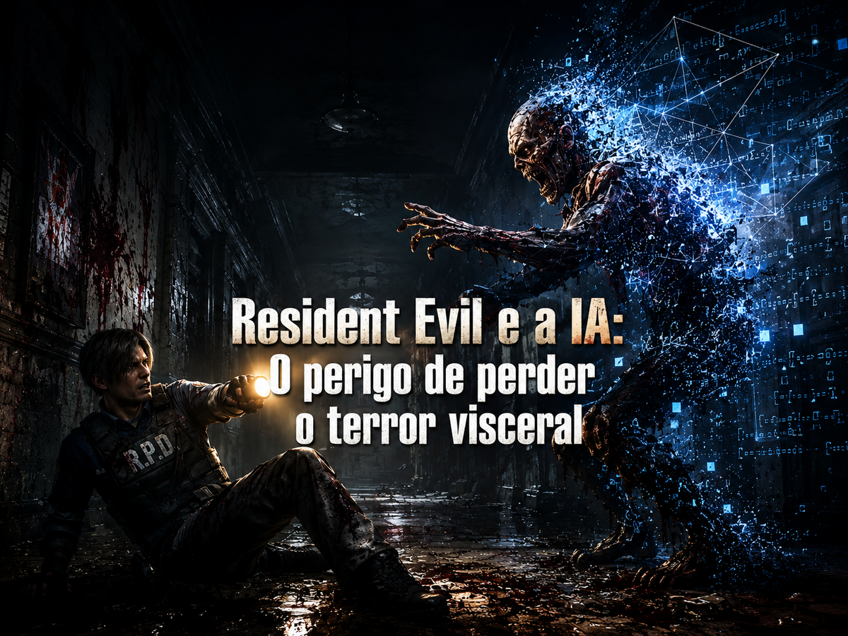 Resident Evil e a IA: O perigo de perder o terror visceral