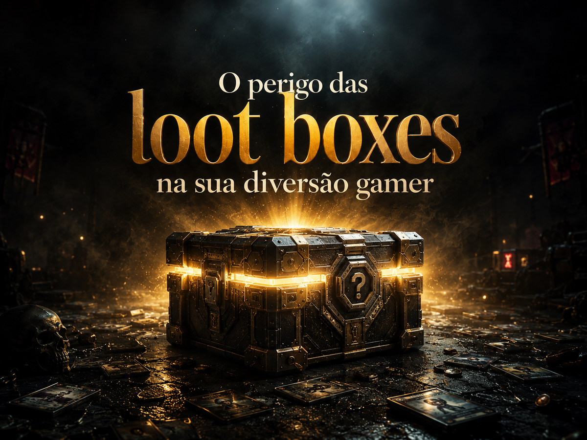 O perigo das loot boxes na sua diversão gamer
